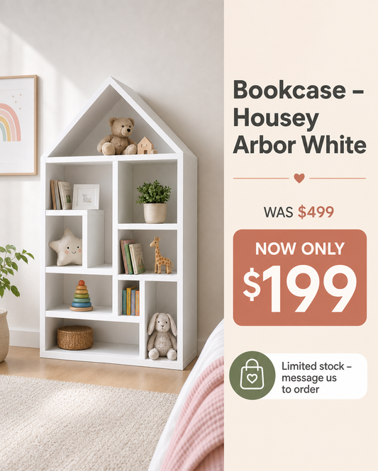 Bookcase - Housey Arbor White