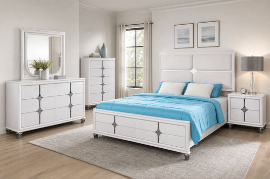 Bucharest 3Pcs - King Bed with 2 Bedsides